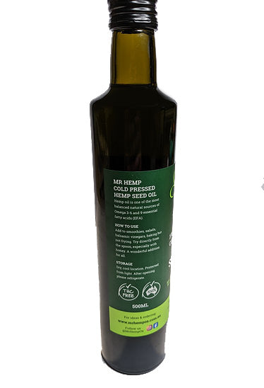 Tasmanian Hemp Seed Oil (500ml)