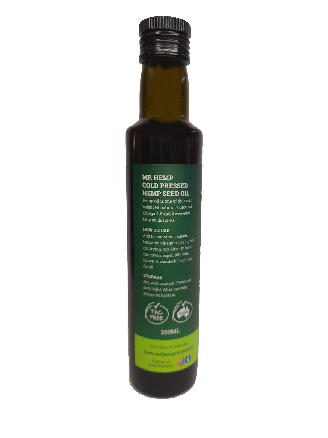 Tasmanian Hemp Seed Oil (250ml)