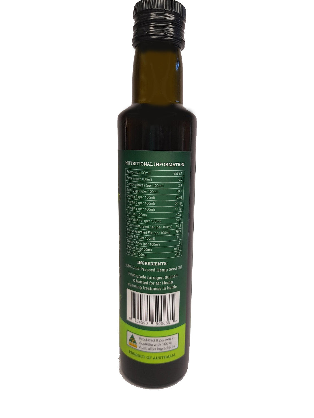 Tasmanian Hemp Seed Oil (250ml)