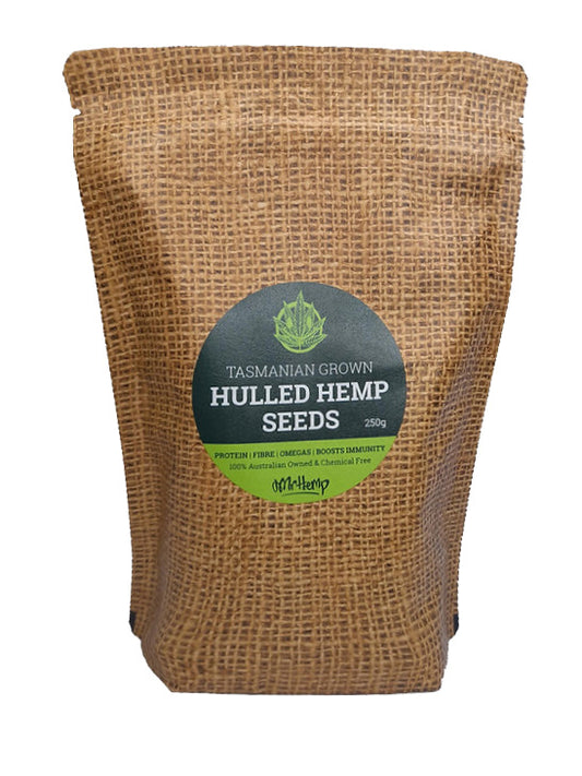100% Natural Hulled Hemp Seeds (250g)