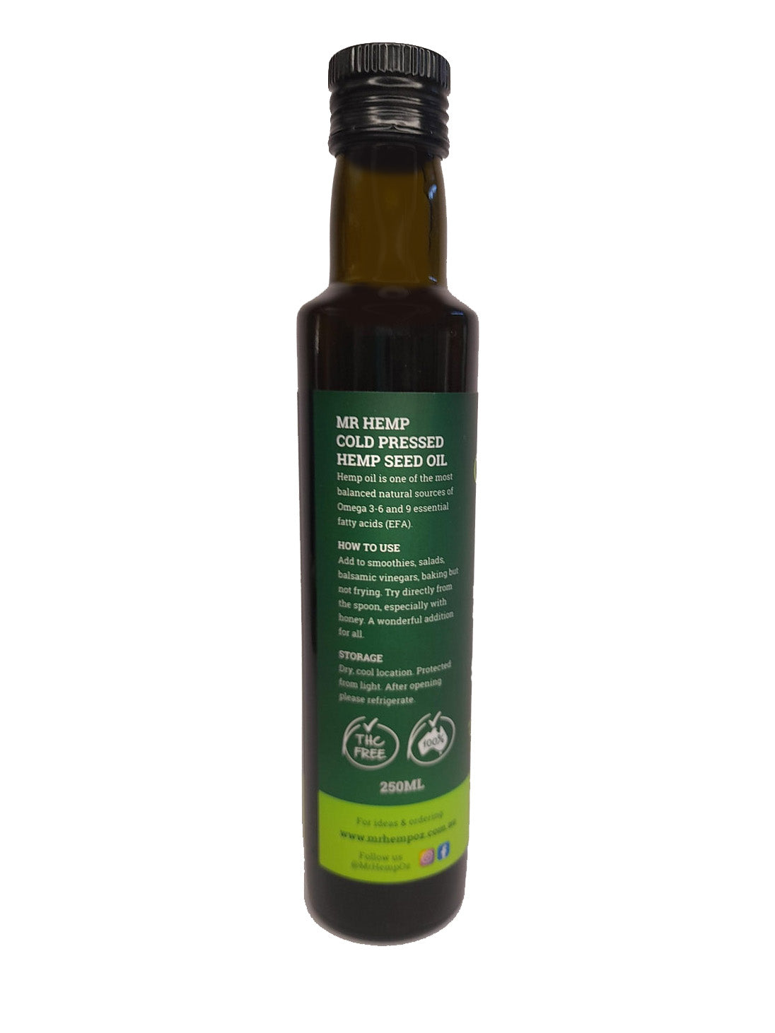 Pet Tasmanian Hemp Seed Oil (250ml)